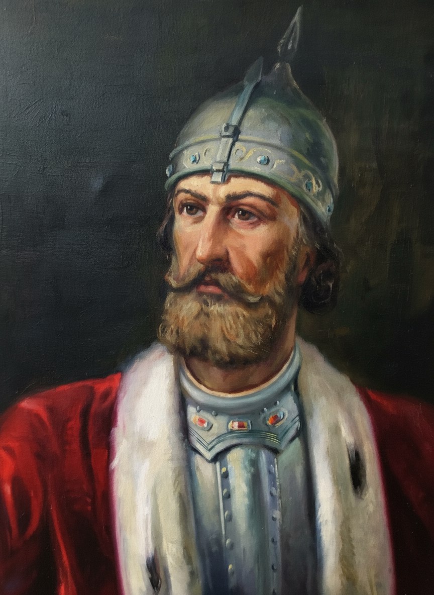 В.И. Агевин. «Князь Юрий Всеволодович», 1950-е гг. Начало Эпохи раздробленности и завоевание Руси монголами